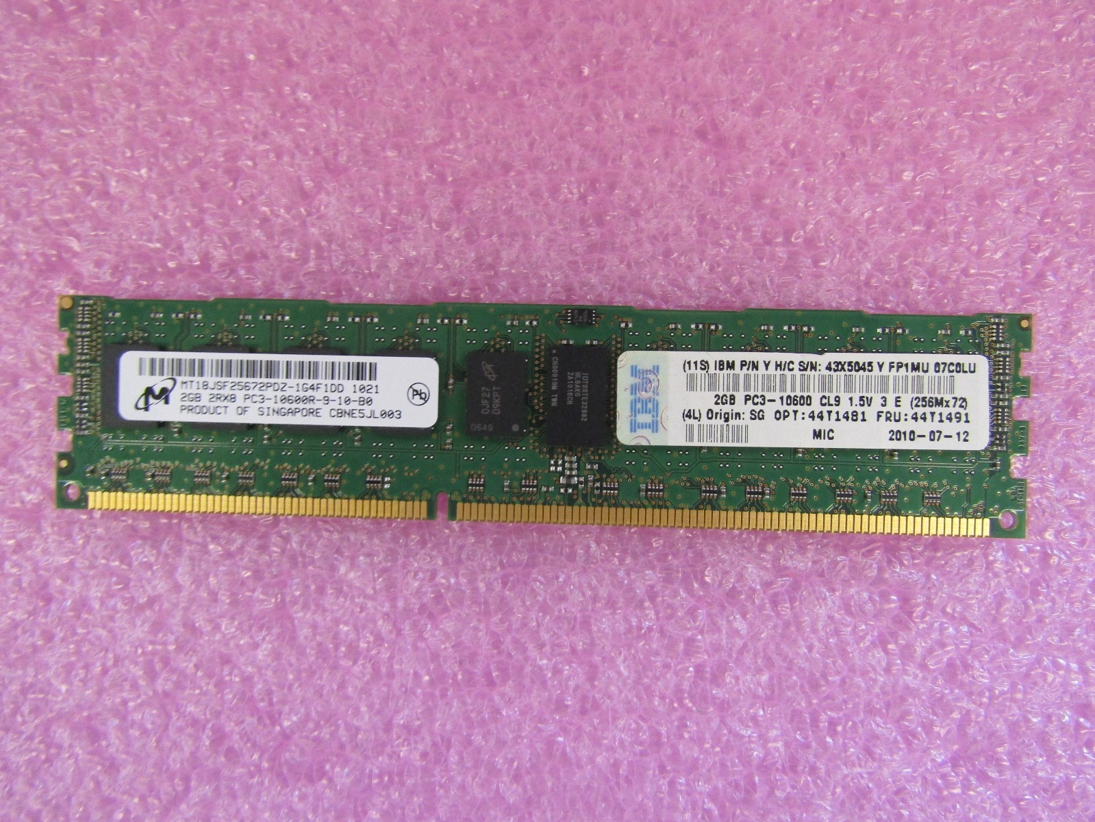 44T1491 IBM 2Gb PC3-10600 1333MHz 