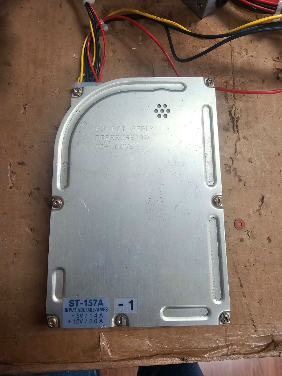 Vintage Retro DOS Seagate 45MB IDE Hard Disk Drive Vintage ST-157A Clean Power