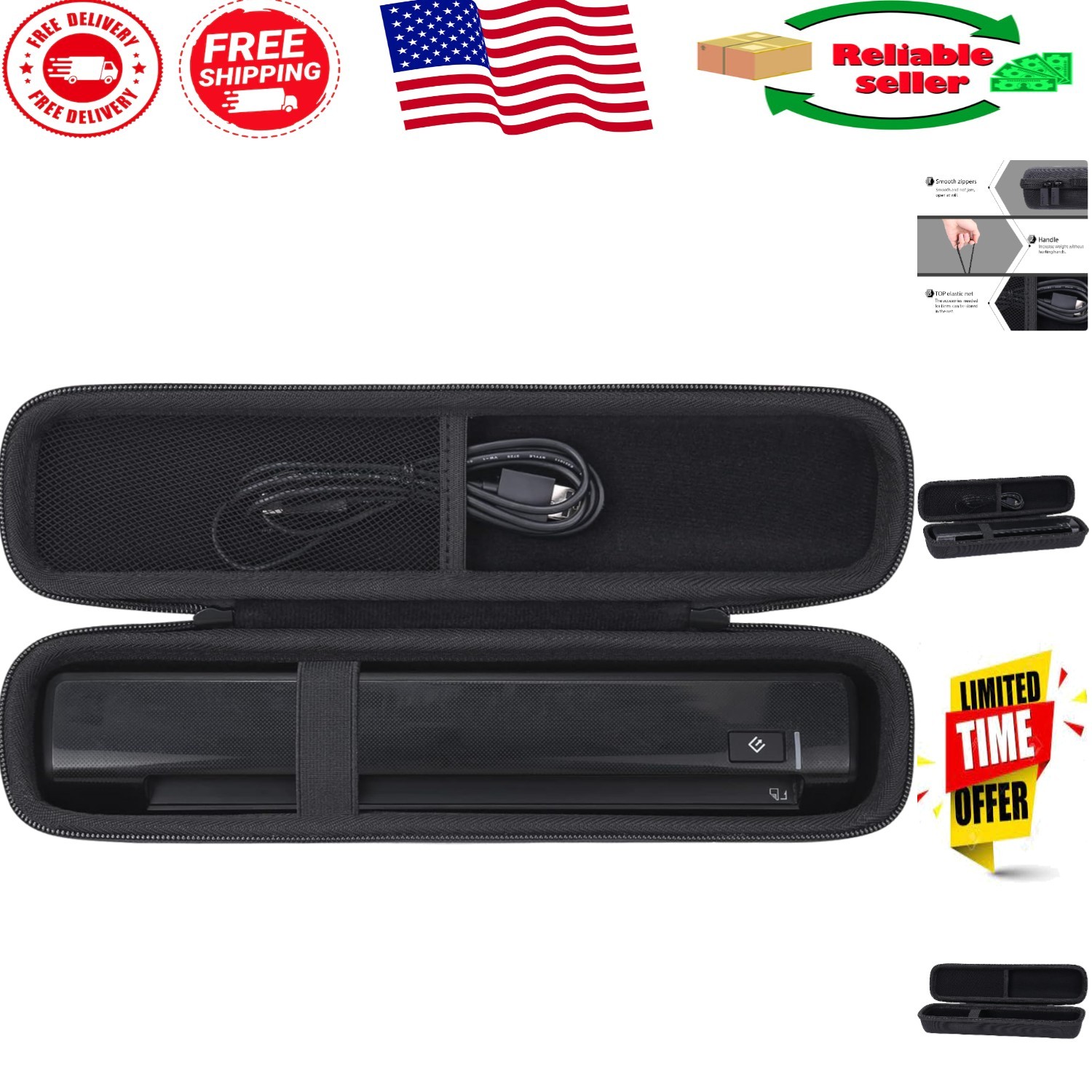 Professional Hard Case for Epson ES-50/ES-60W - Ultimate Protection for Scanners