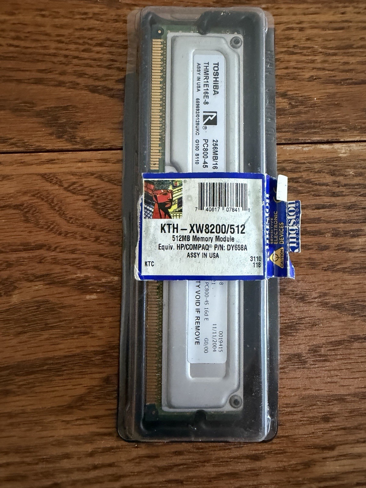 Kingston KTH-XW8200/512 1GB Kit (2 x 512MB) Match Pair DDR2 Server RAM HP DY658A