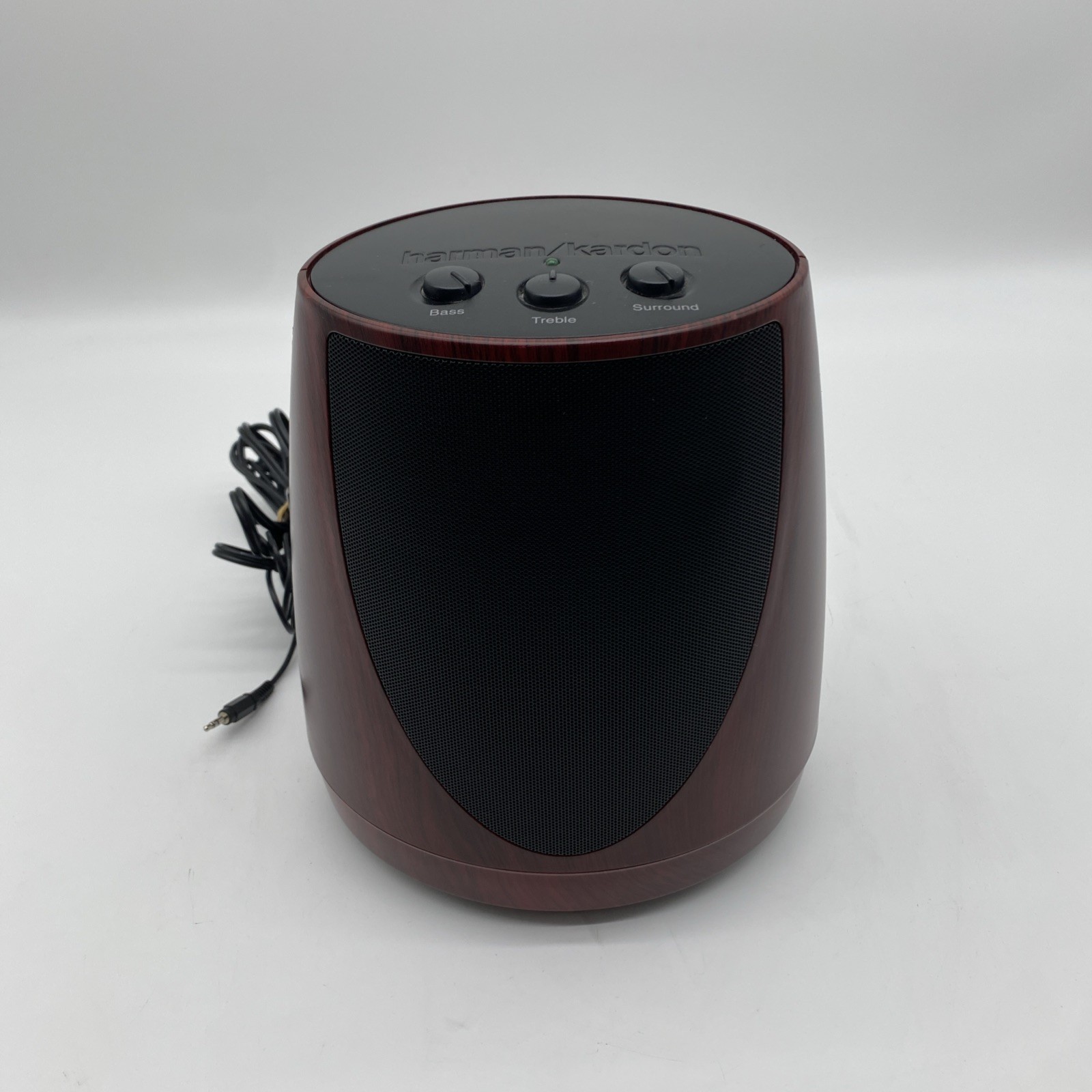 Harman Kardon HK695 Computer  Subwoofer Tested Wood Finish Works Great