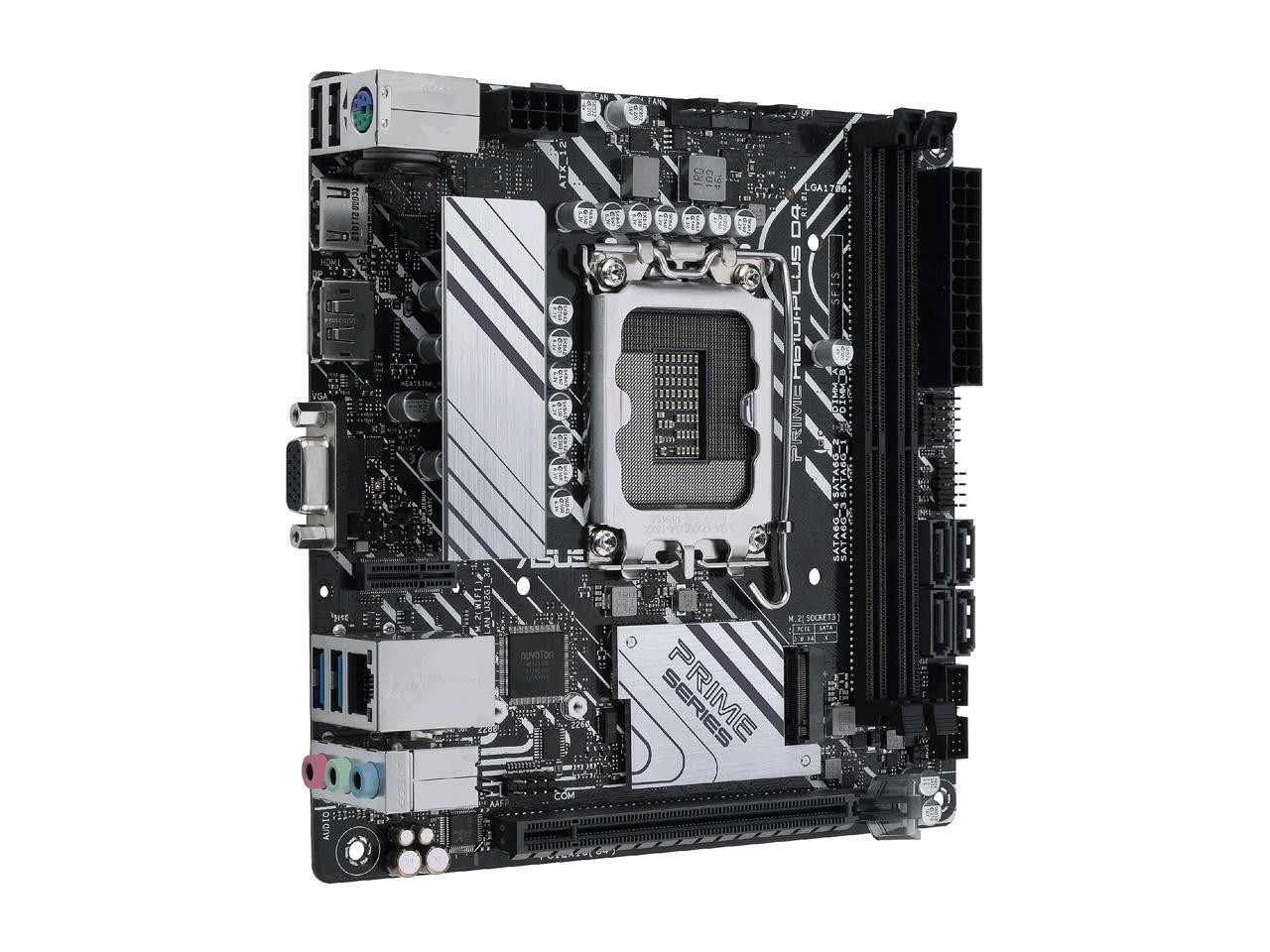 PRIME H610I-PLUS D4 LGA 1700 (Intel 12th & 13th Gen & Intel vPro) mini ITX ASUS