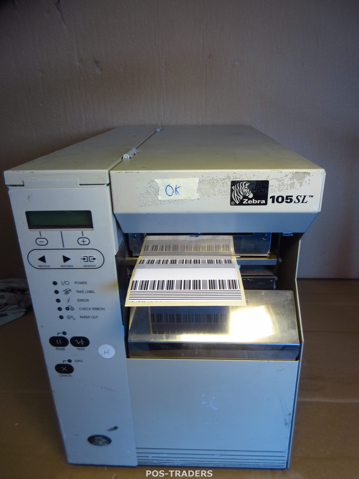 Zebra 105SL Thermal 203Dpi Barcode 114mm Label Printer Parallel - TESTED OK