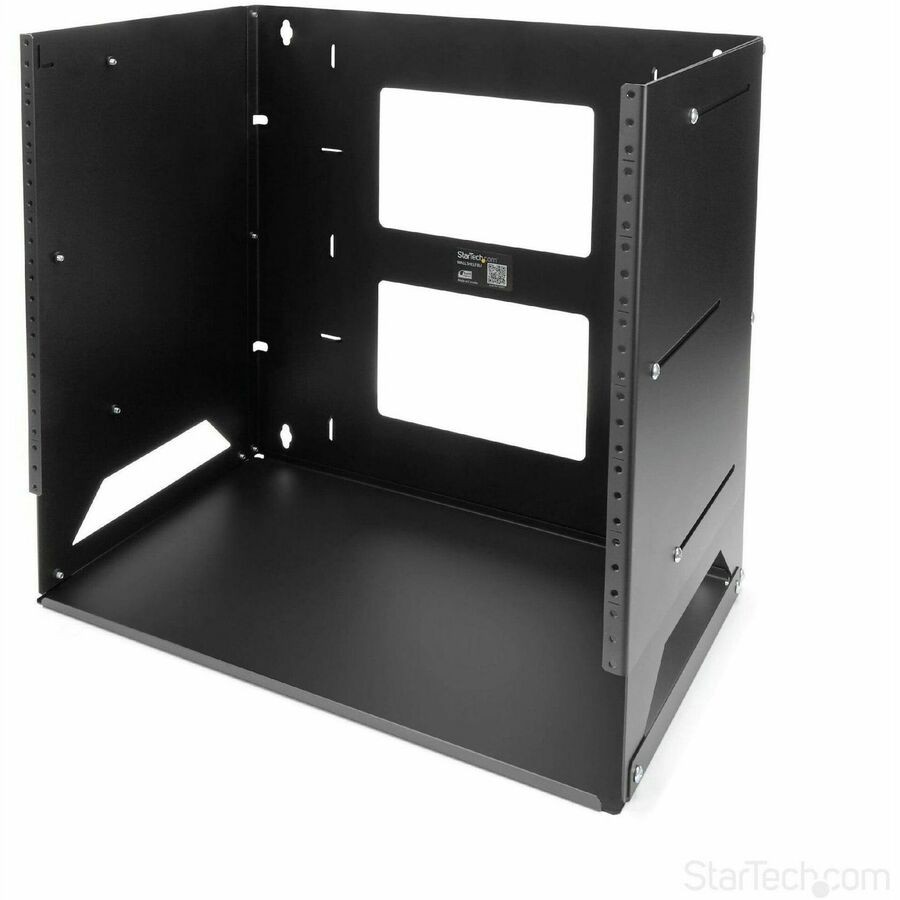 StarTech 8U Wall-Mount Server Rack with Built-in Shelf - Solid Steel