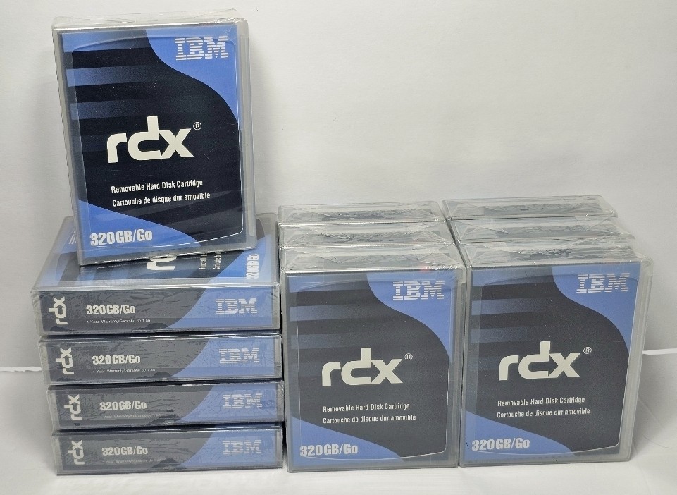 IBM rdx 46C5377 Removable Hard Disk Cartridge 320GB/Go Sealed-For IBM rdx Drives