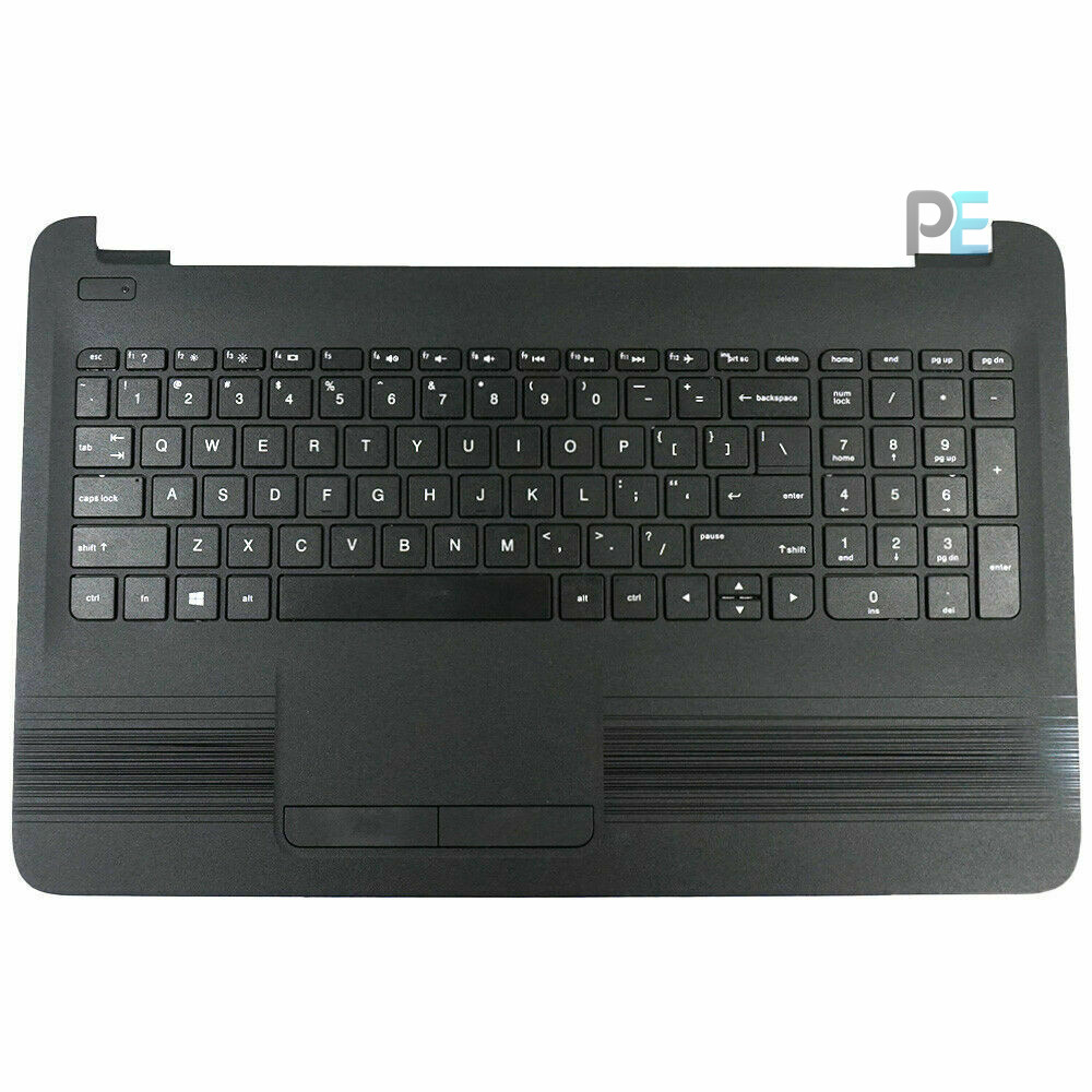 For HP 15-AC 15-BA 15-BN 15-AY Upper Case Keyboard Touchpad 855027-001 Black