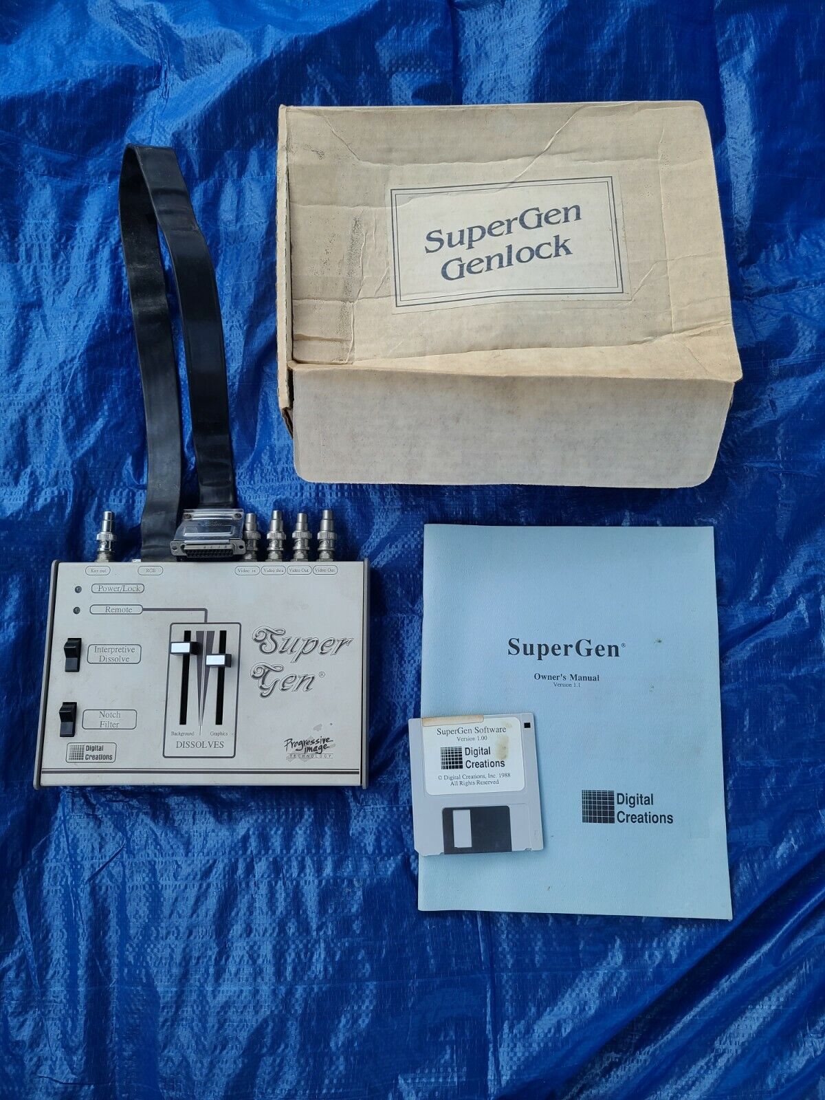 Amiga Super Gen Genlock Progressive Imaging 2000 Commodore Toaster Early Version