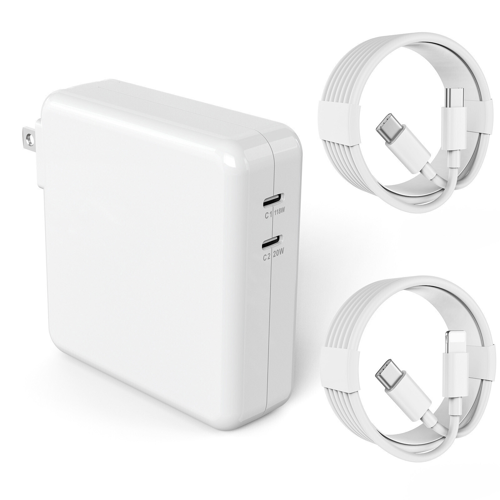 For MacBook Pro Charger 96W USB C Fast Charger Compatible with MacBook Pro 16,15