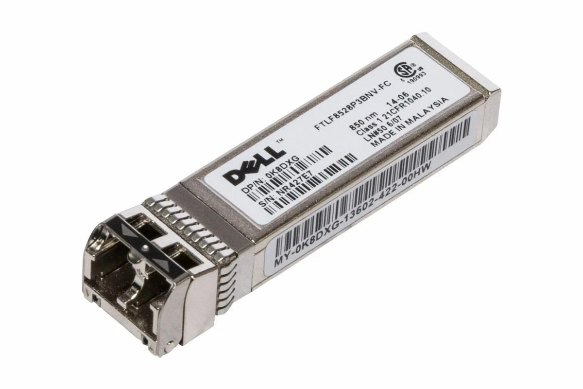 (Lot of 8) Dell FTLF8528P3BCV-FC 8GB SFP+ Fibre Channel GBIC Transceiver K8DXG