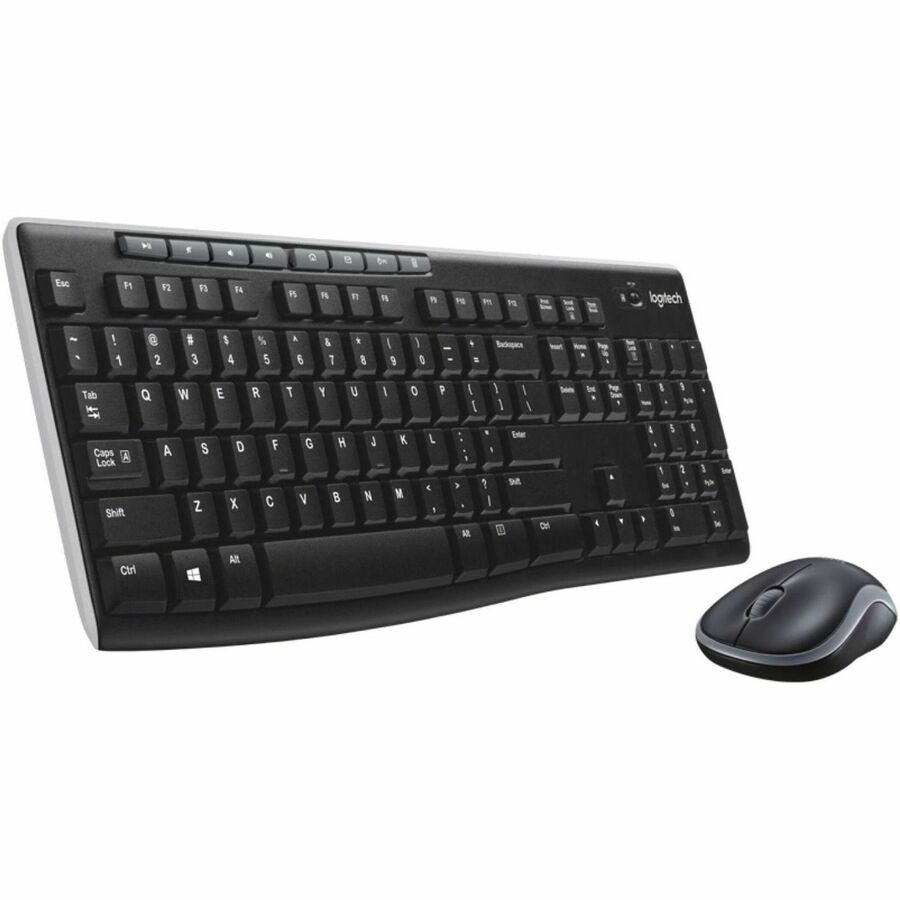 Logitech MK270 Wireless Keyboard and Mouse Combo for Windows, 2.4 GHz Wireless,
