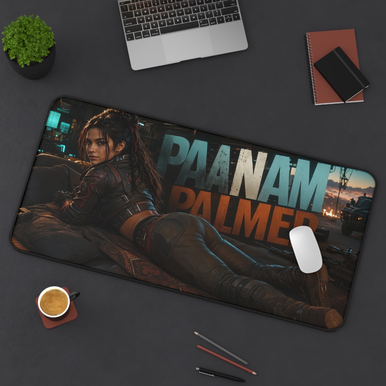 Cyberpunk Panam Palmer Mouse Pad, Extended Gaming Desk Mat, XXL Pad