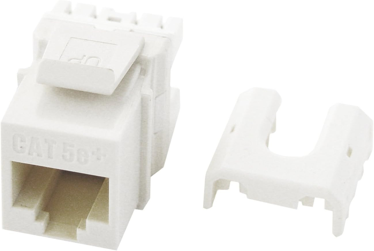 Legrand - Onq RJ45 Keystone Insert, Cat 5E Keystone Jack, Terminate with Punch a