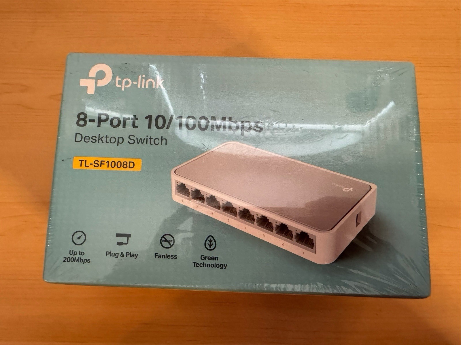 TP-Link TL-SF1008D 8-Port 10/100Mbps Desktop Switch New