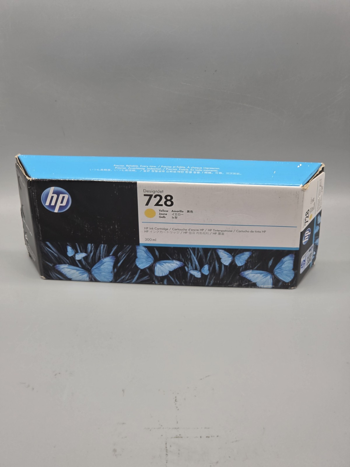 HP 728 Yellow DesignJet Ink Cartridge F9K15A, 300ml 2021