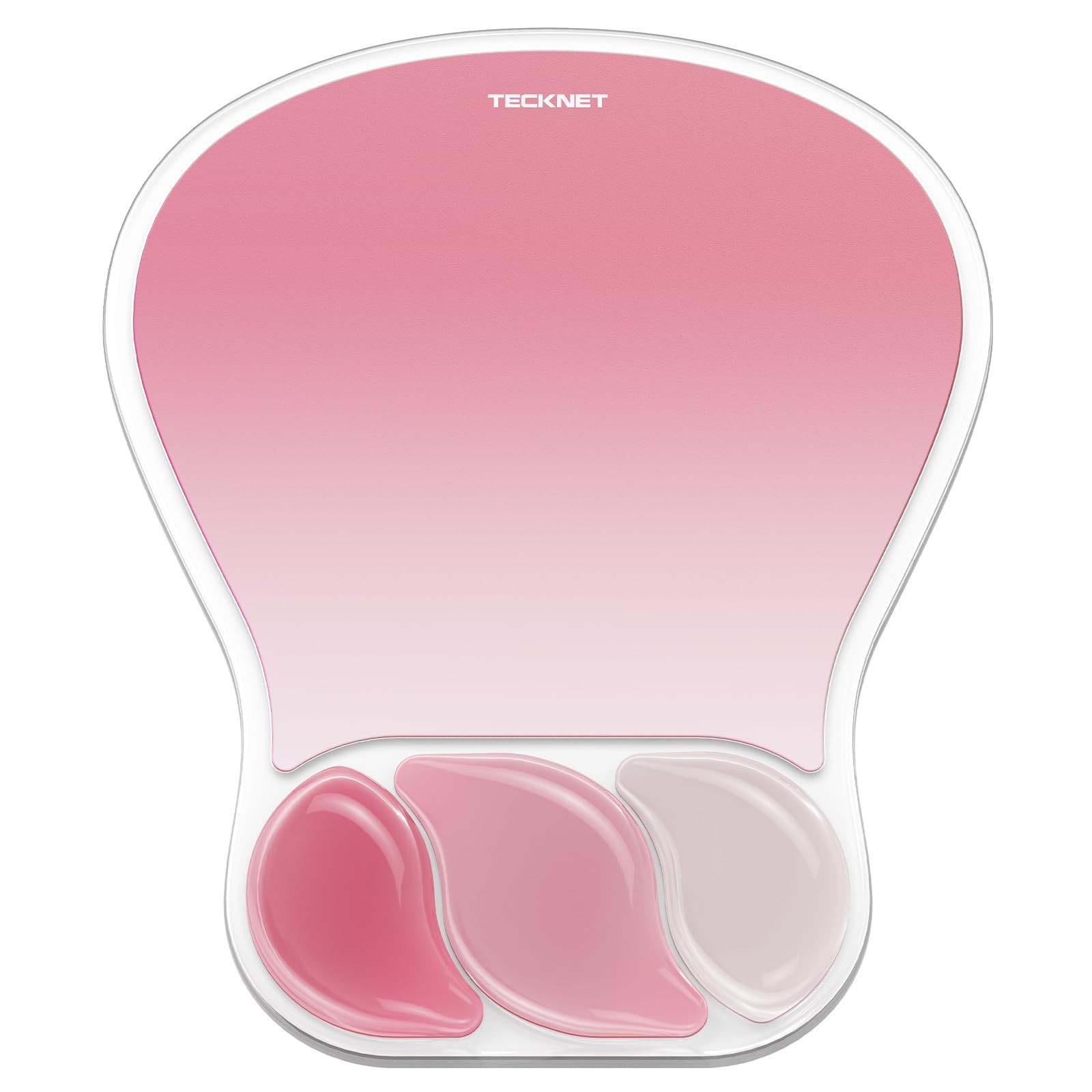 Gel Ergonomic Mouse Pad Wrist Rest Support Non Slip Waterproof Pink Mat