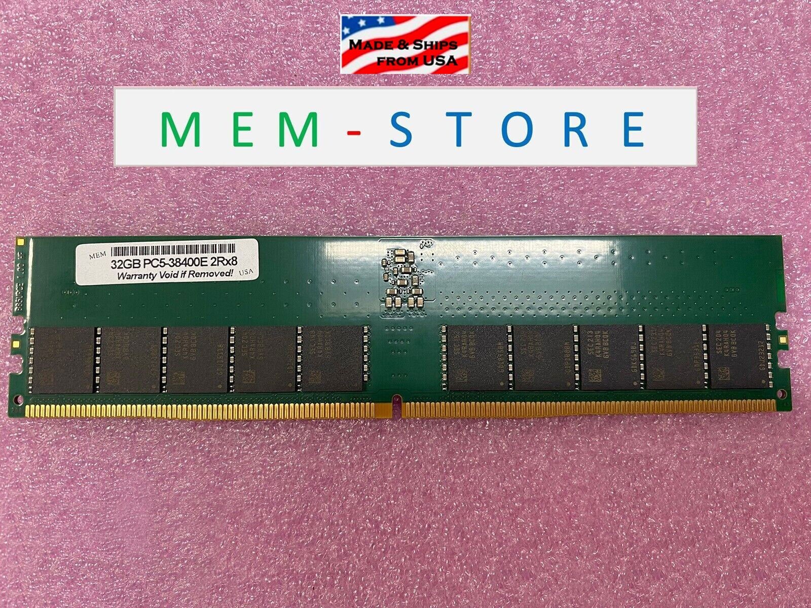 32GB DDR5-4800 ECC UDIMM RAM w/ Samsung Chips Compatible for Supermicro Servers