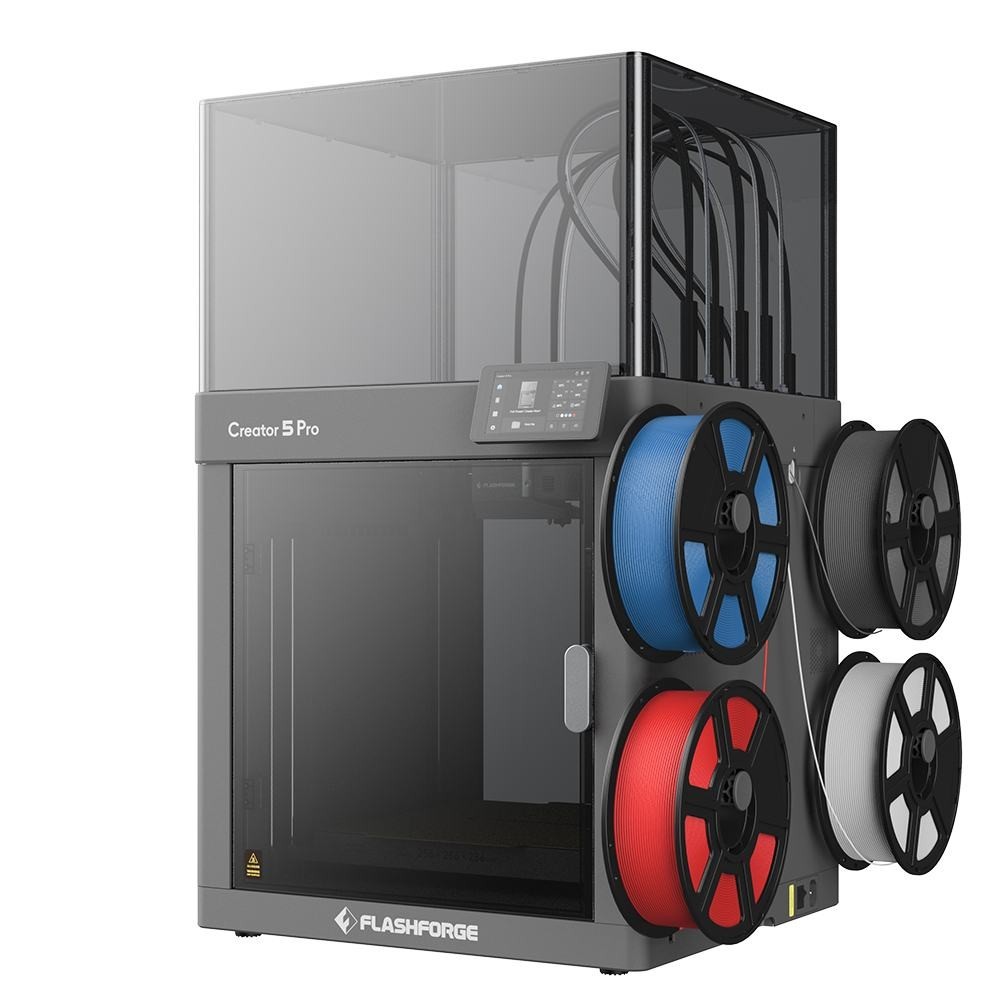 FLASHFORGE Creator 5 3D Printer 4-Independent-Extruder Minimal Waste Printing US