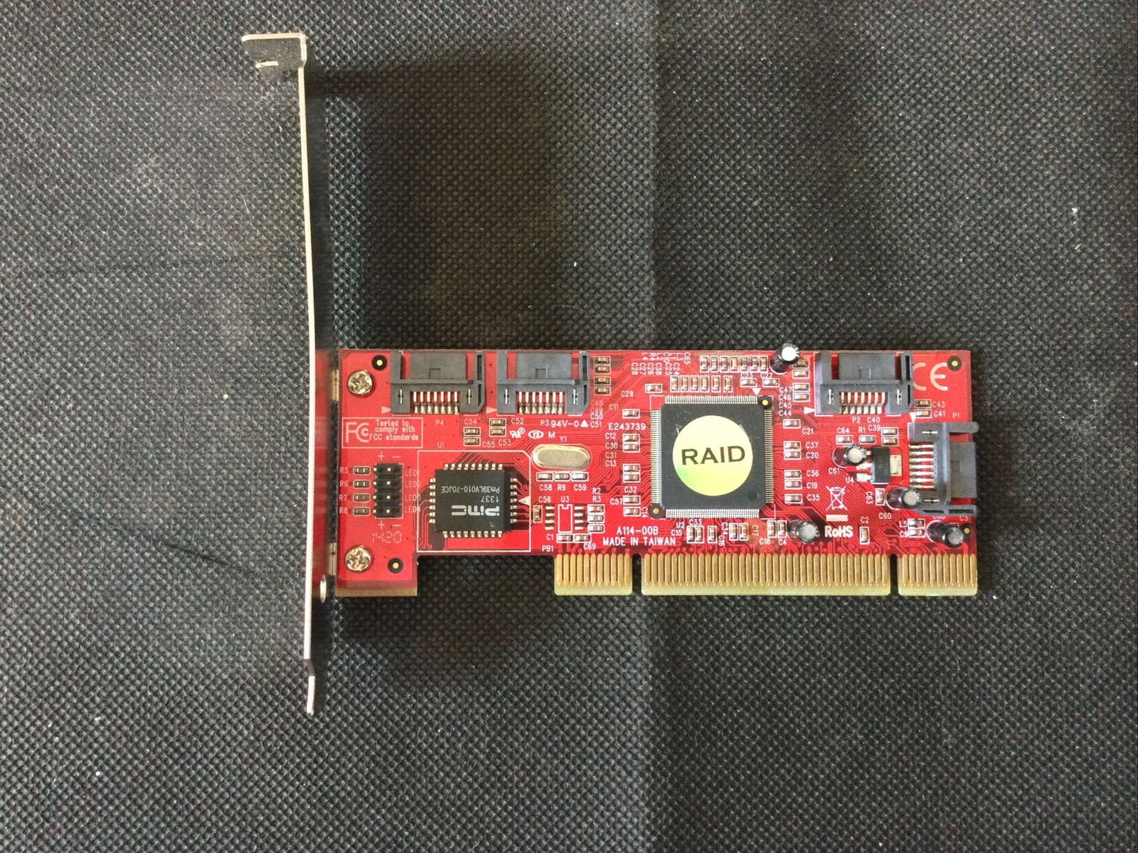 StarTech | A114-00B | 4 Port PCI | SATA RAID Controller Adapter Card