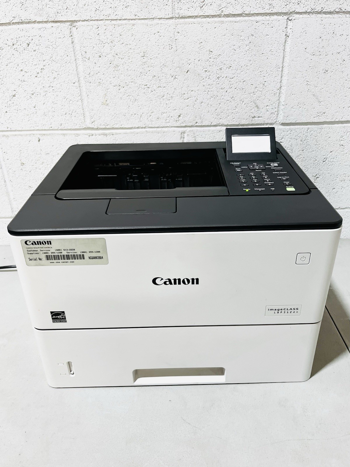 Canon imageCLASS LBP312dn Duplex Laser Printer Tested - USED