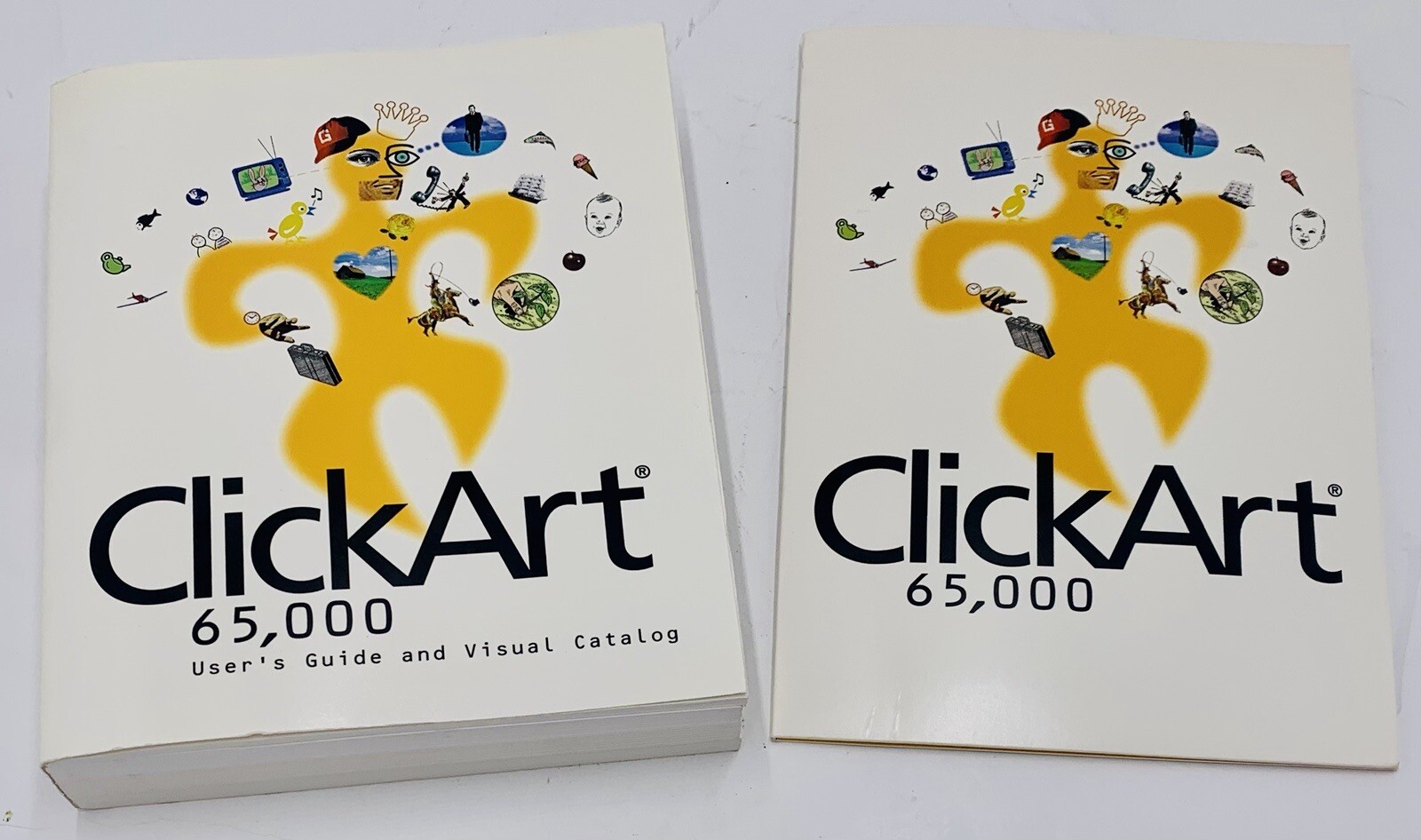 Brøderbund ClickArt 65,000 5 CD's - Click Art Window 95- Vintage
