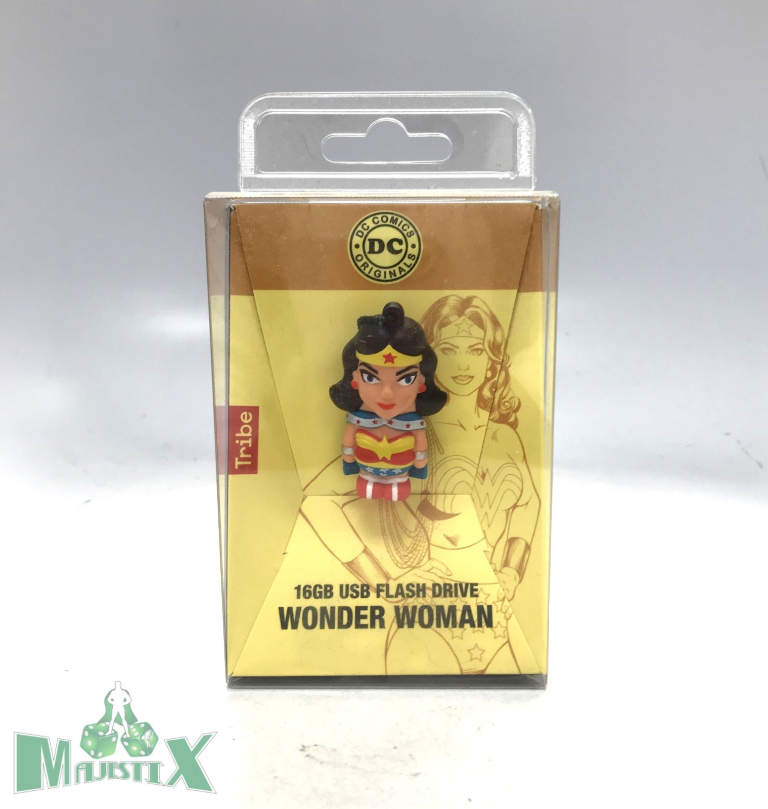 Tribe DC Originals Wonder Woman USB Flash Drive (16 GB) Keychain NEW