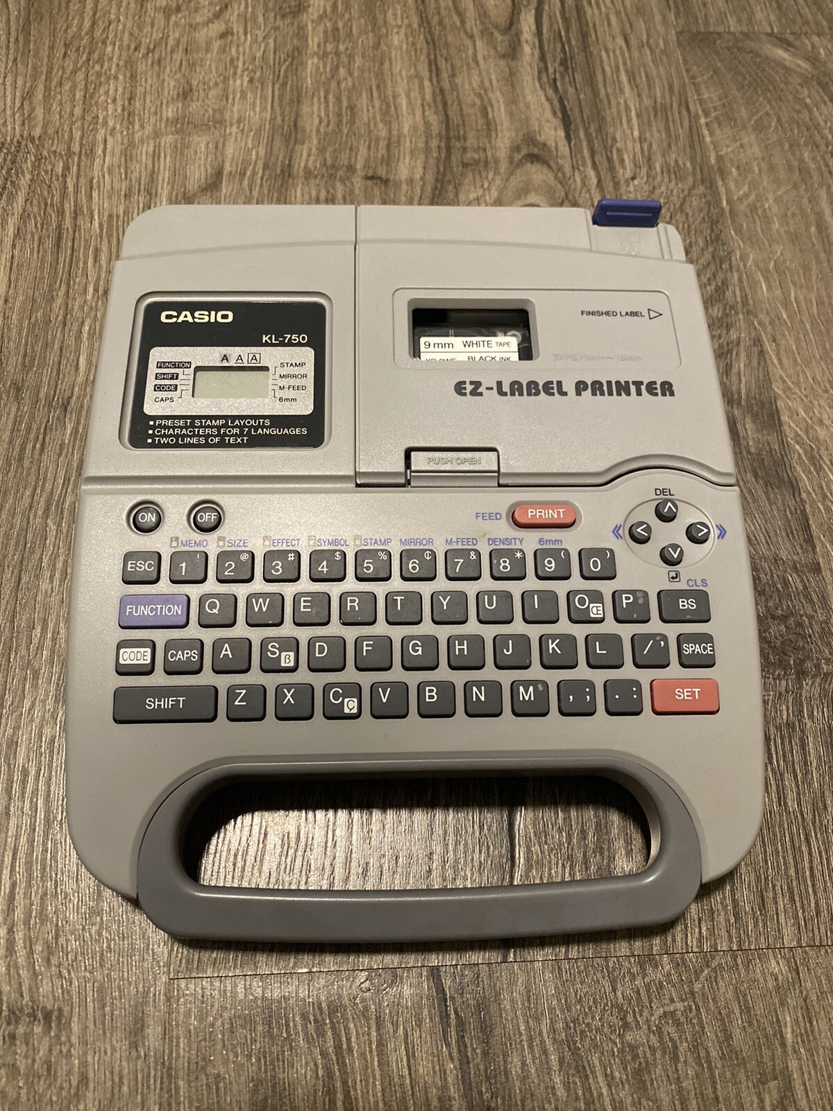 Casio KL-750 Label Maker Not Tested Printing Machine Office Supplies