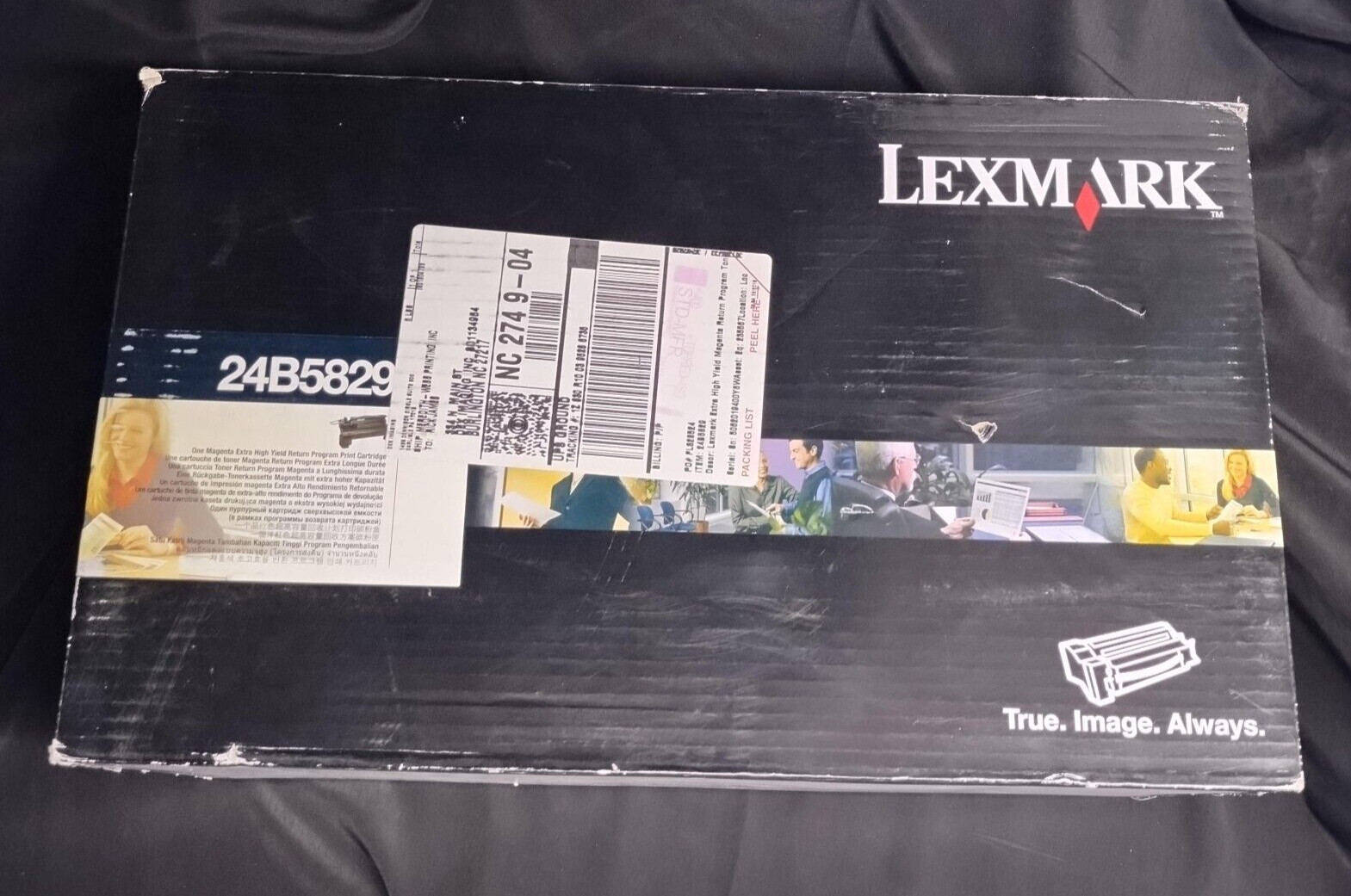 Genuine  24B5829 20,000-Page Lexmark CS796de Magenta High Yield Toner Cartridge