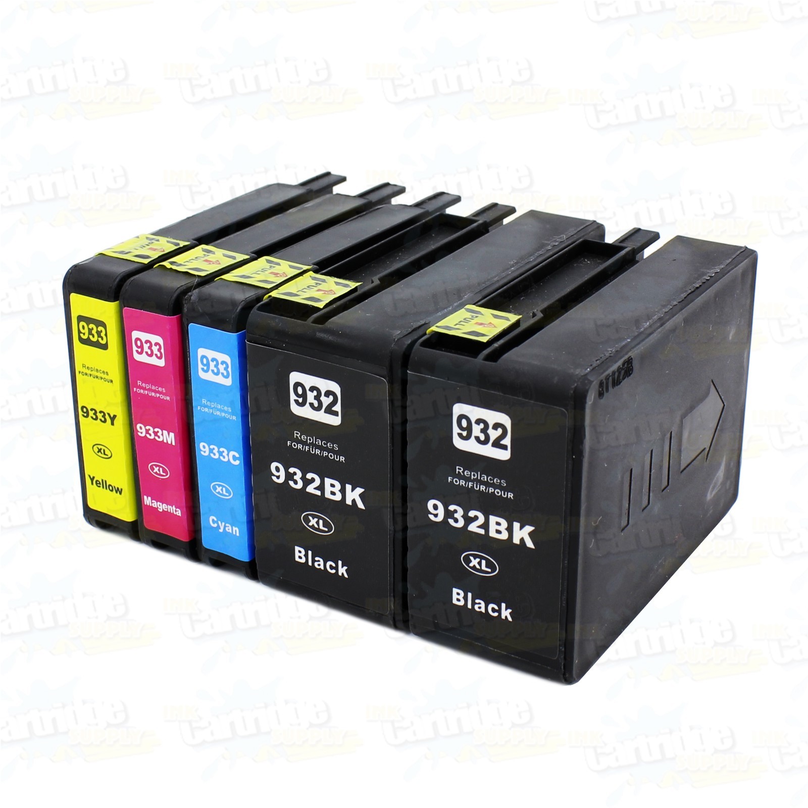 5PK HP 932XL 933XL Ink For HP Officejet 6100 6600 6700 7110 7510 7512 7610 7620
