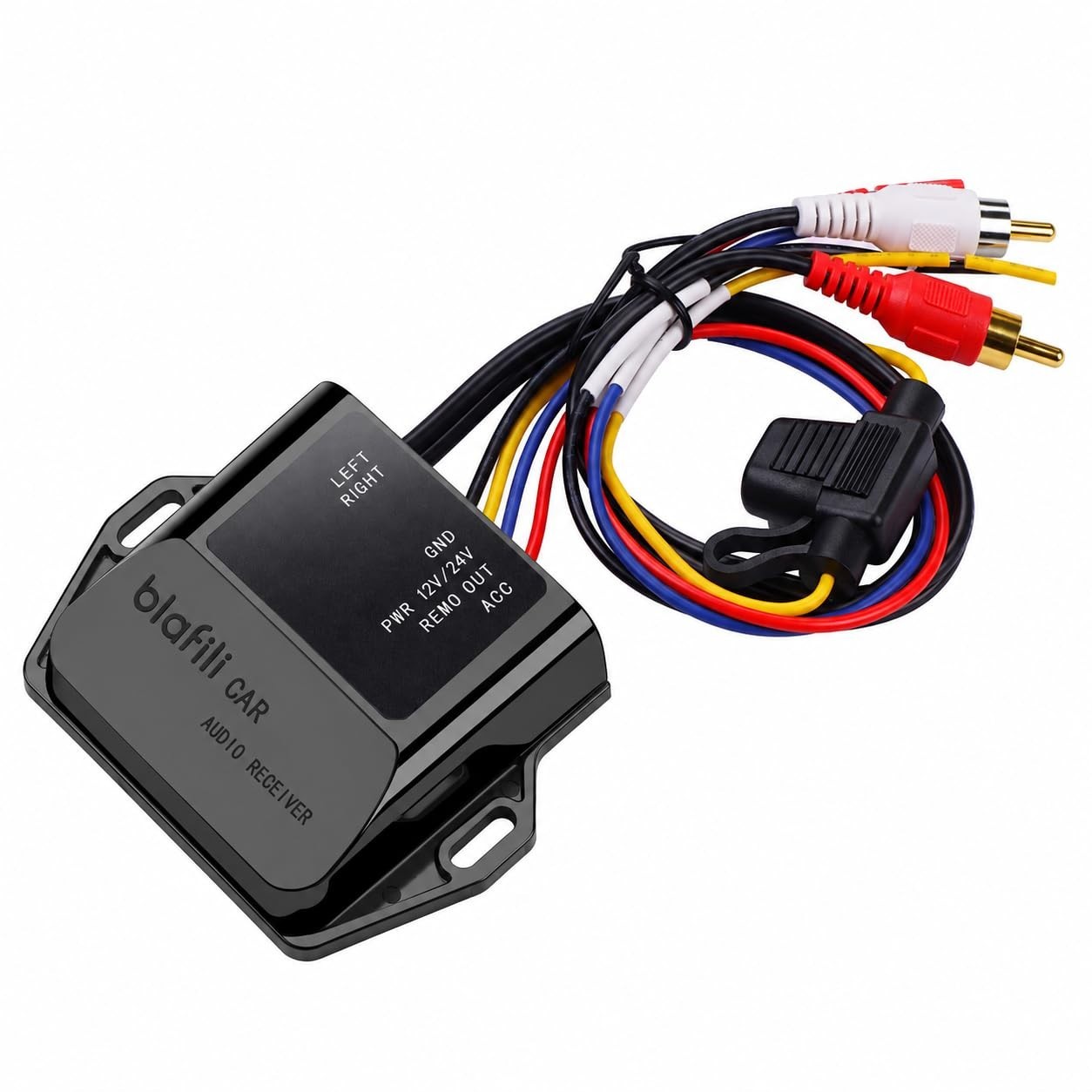 Bluetooth 5.2 Car Stereo Receiver RCA Output 12/24V Boat Truck Motorcycle