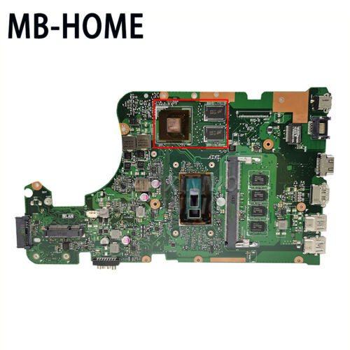 X555LD V2G GPU I3 I5 I7 CPU 4GB For ASUS K555L X555LN X555LJ X555LP motherboard