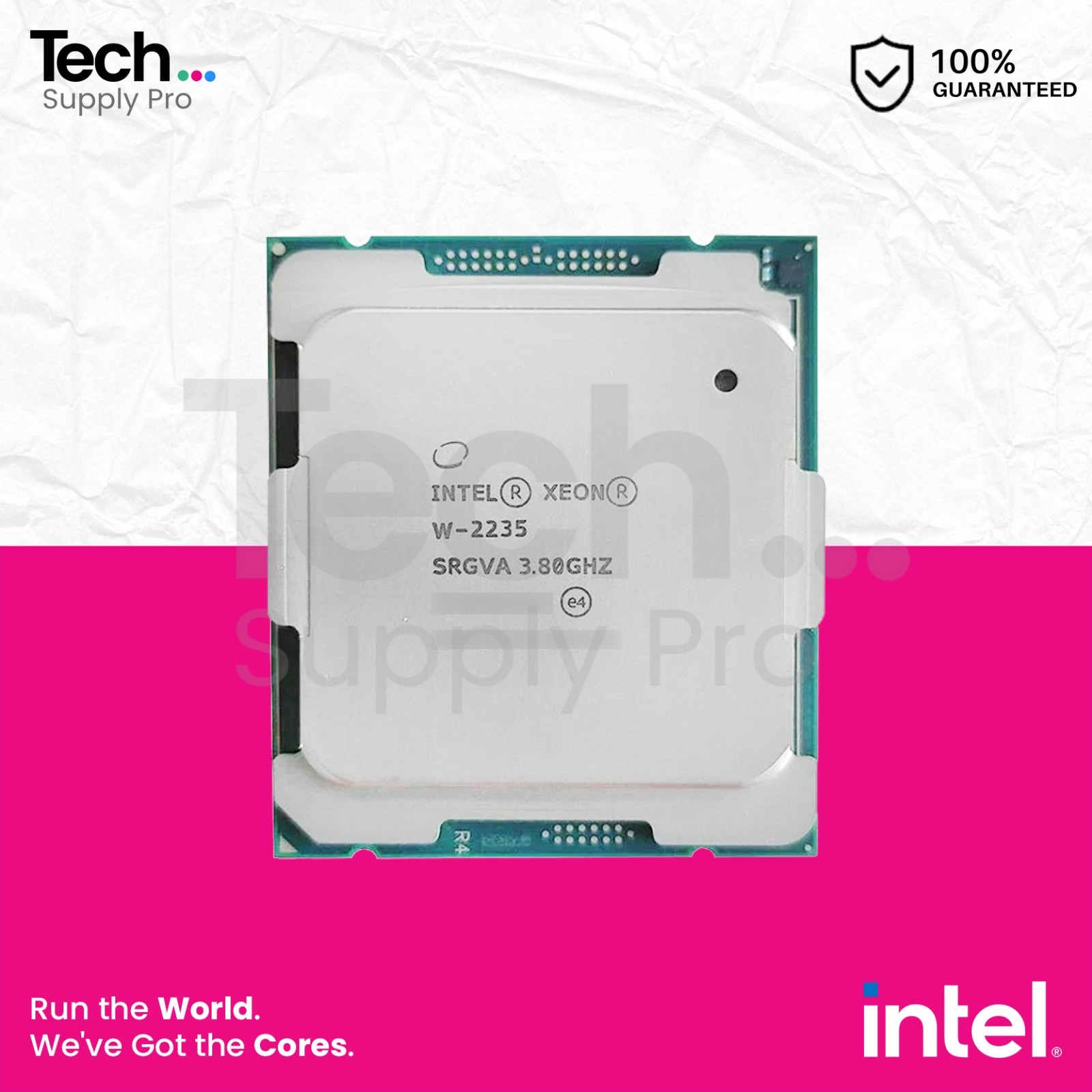 SRGVA Intel Xeon W-2235 6-Core 3.80GHz 8.25MB 130W FCLGA2066 8GT/s Processor