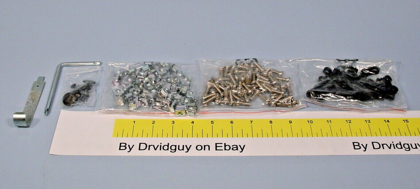 APC AR8100 M6 Hardware Kit NetShelter Rack 60 Sets Cage Nuts Screws
