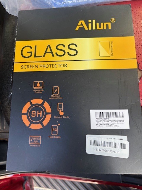 Ailun 3+2 Pack Screen Protector + Camera Lens for iPad Pro 11 2022 2021 2020