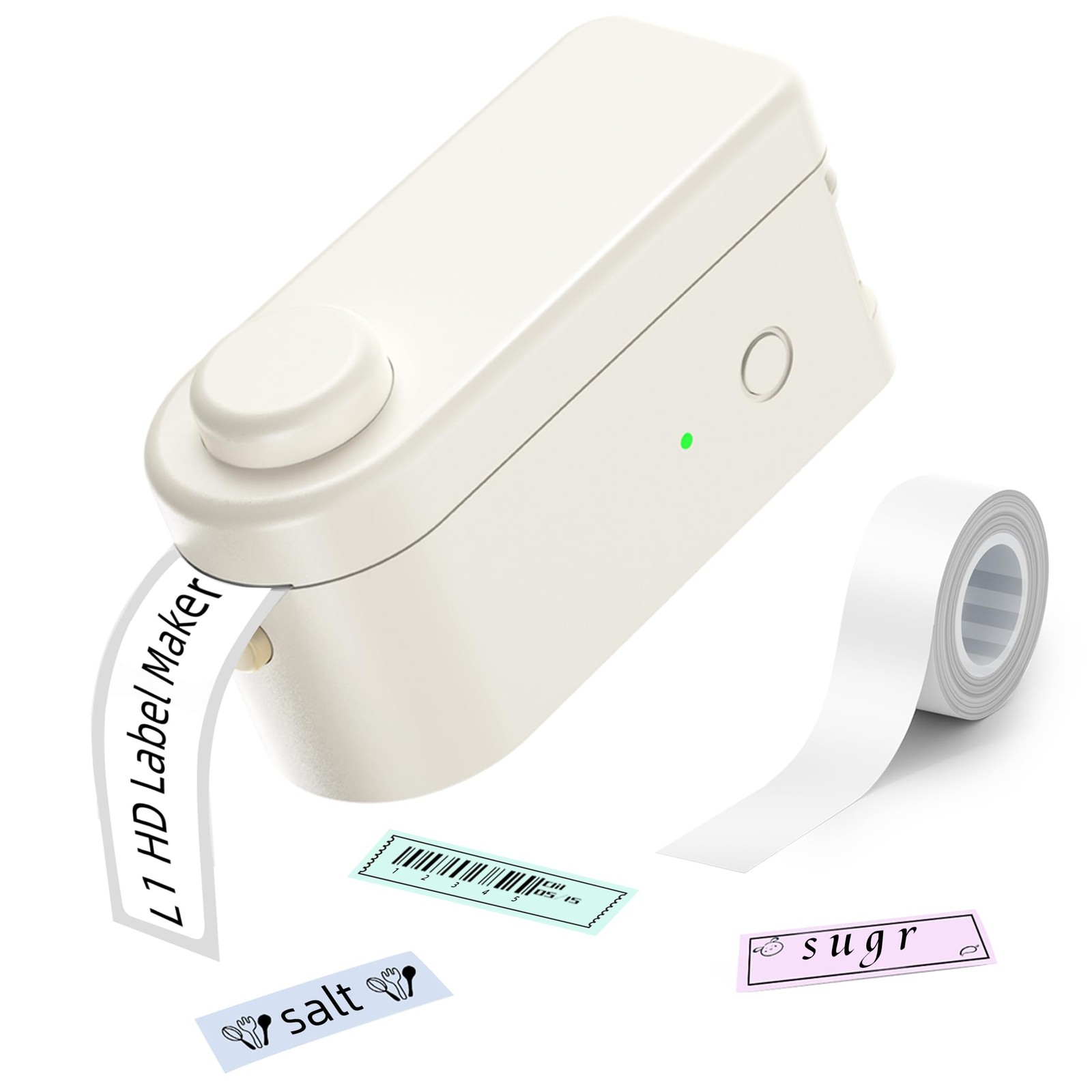 Makeid L1 Label Maker Machine with Tape Bluetooth Rechargeable 9 12 16 mm
