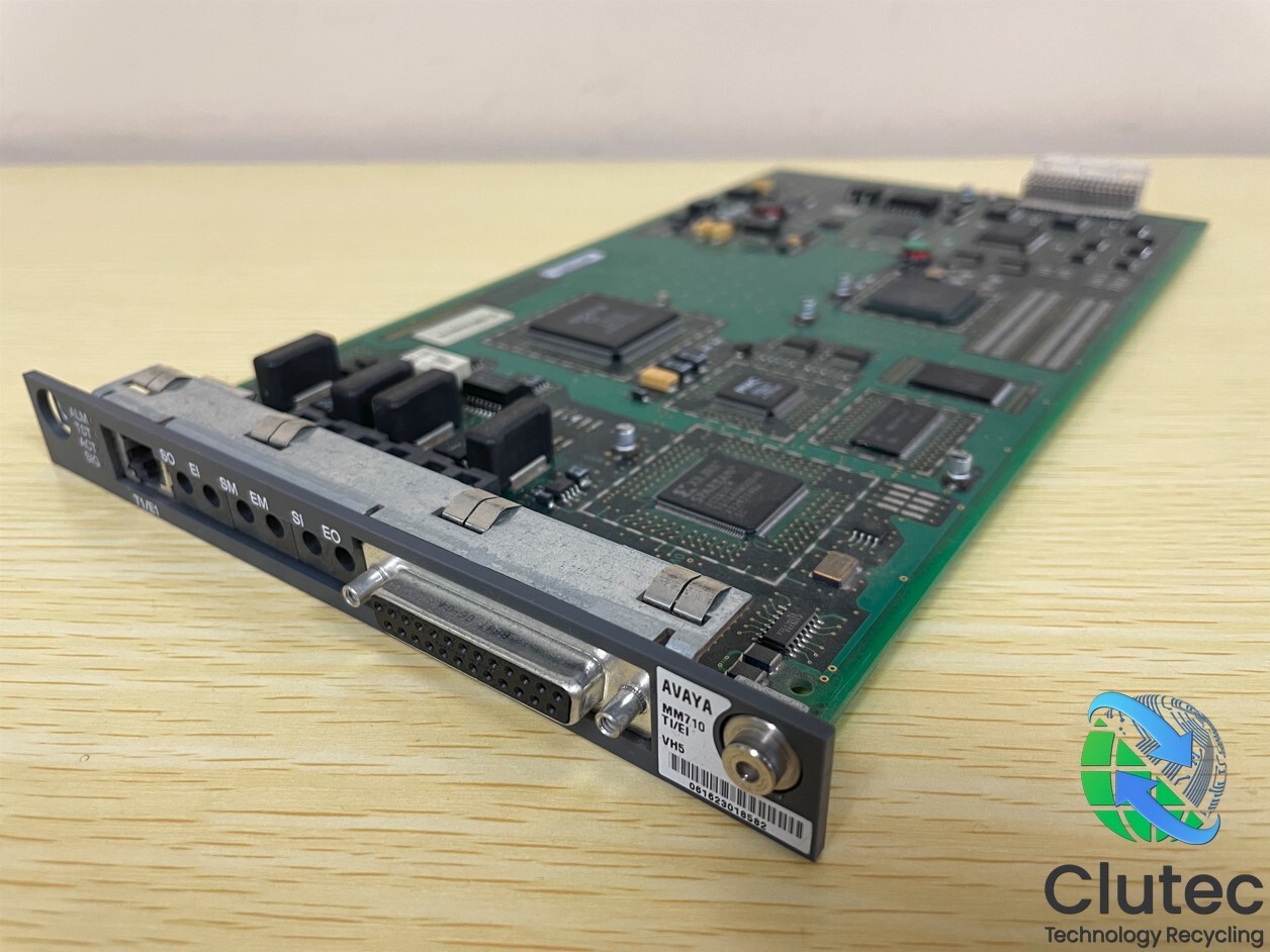 Avaya MM710 TI/EI VH5 Media Gateway Module 700228406 SER 2