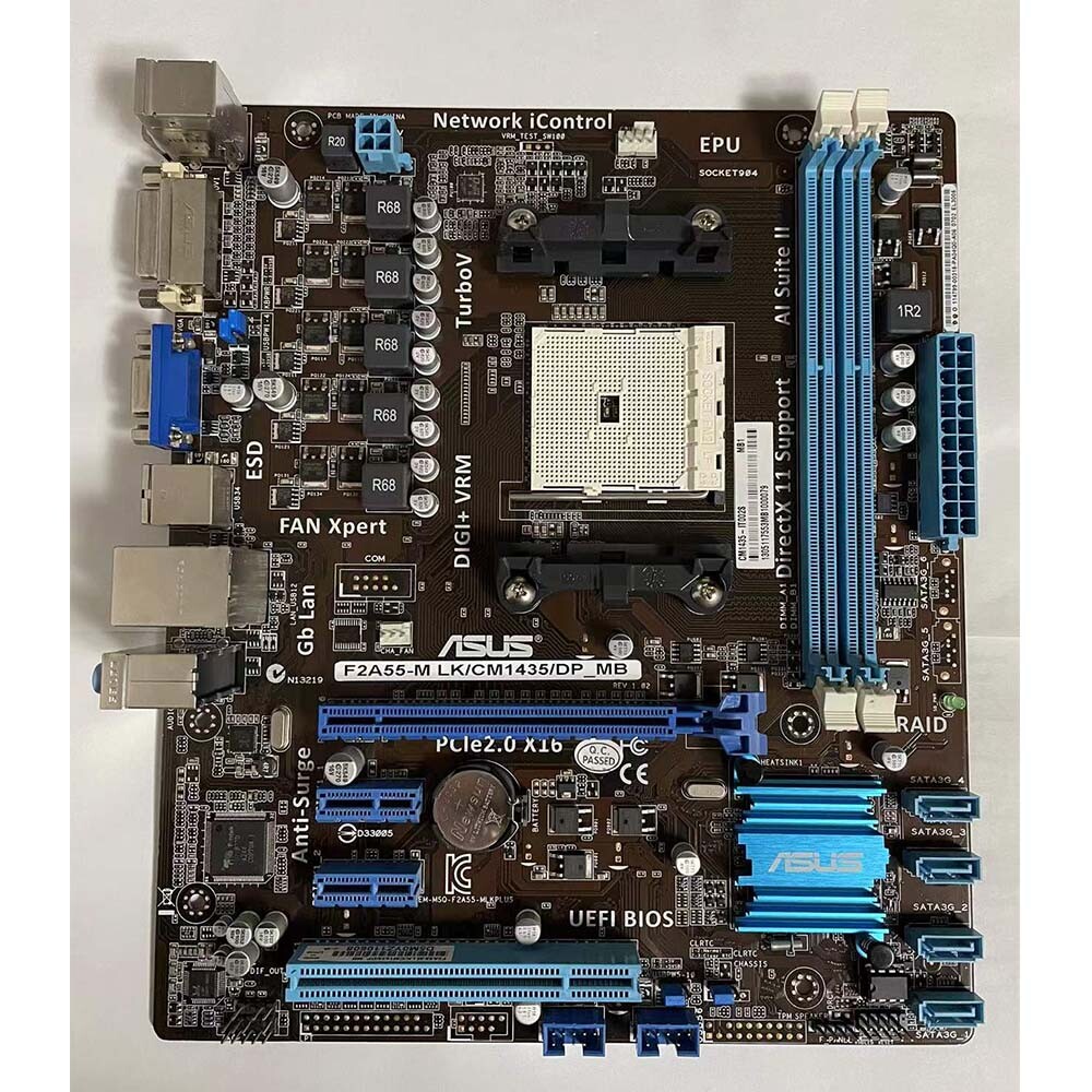 For ASUS F2A55-M LK/CM1435/DP_MB Motherboard DDR3 Mainboard