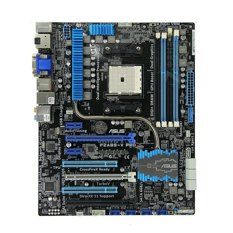 For ASUS F2A85-V PRO AMD FM2 DDR3 ATX Motherboard Tested