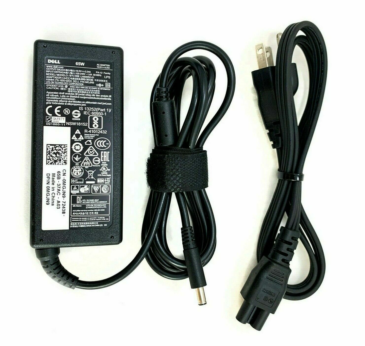 Genuine Dell AC Adapter for Inspiron 15 3520 3521 7537 Laptop Charger 65W