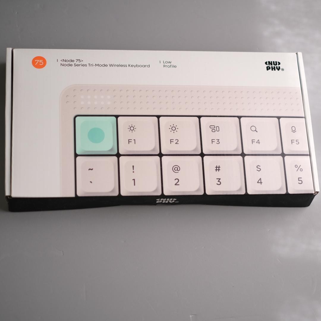 Nuphy Node75 JIS 75% JP Blush Nano Switch Mechanical Keyboard Wireless Tested
