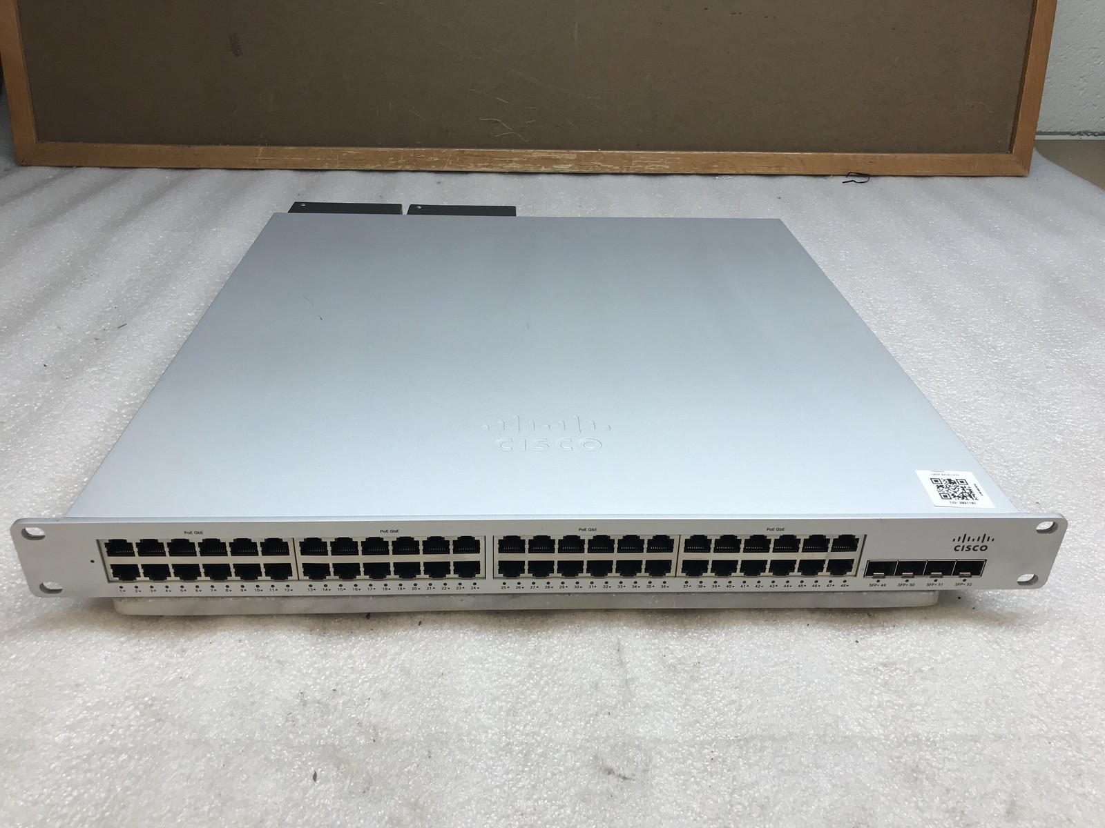 Cisco Meraki MS350-48FP 48-Port Gigabit Ethernet Switch PoE Dual PSU Unclaimed