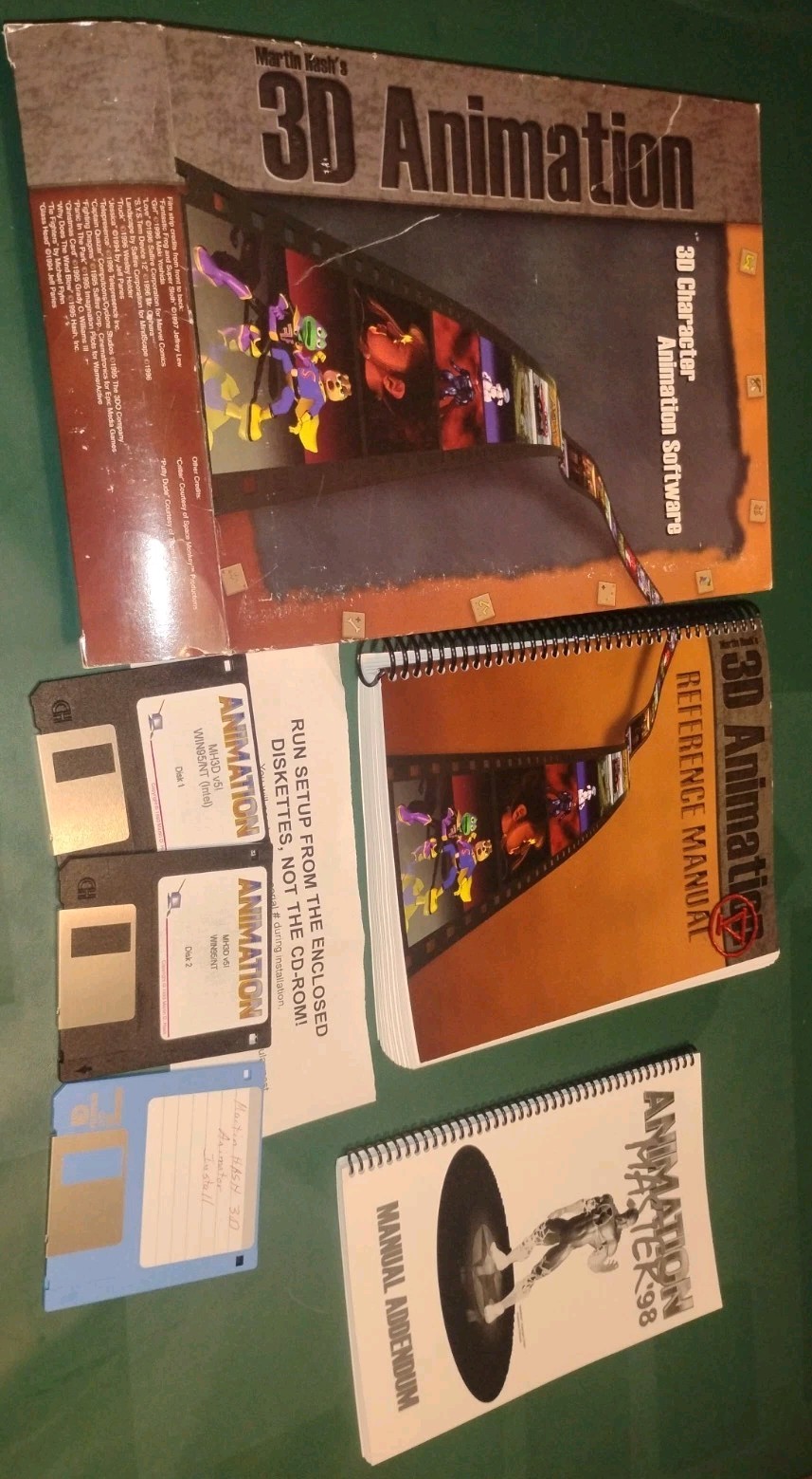 Animation Master 3D v5.1 MH3D Win95 NT Boxed Complete Disks Manual VTG