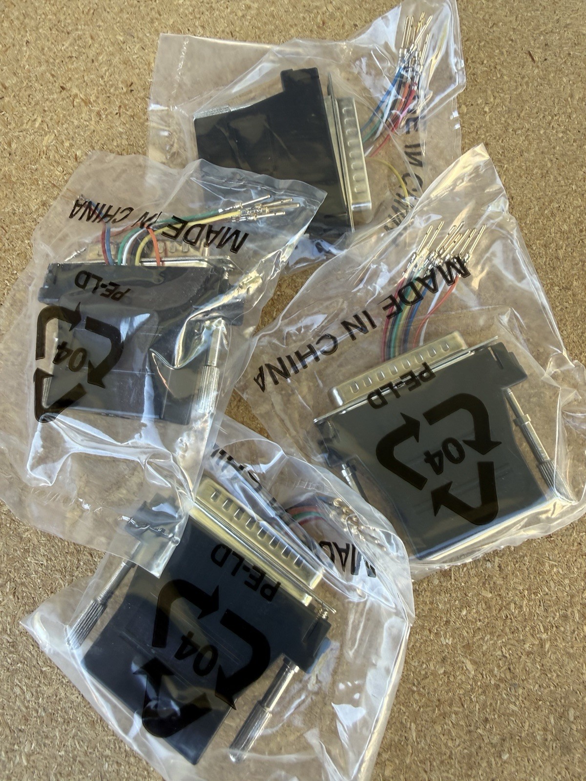 RJ45 Female To DB25 Male Modular Adapter (4 Piece)