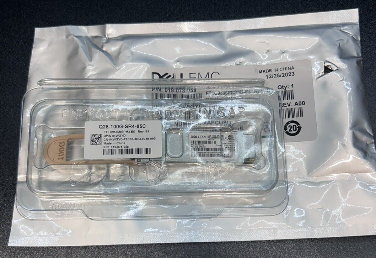 DELL EMC Q28-100G-SR4-G2 DP/N: 04WGYD