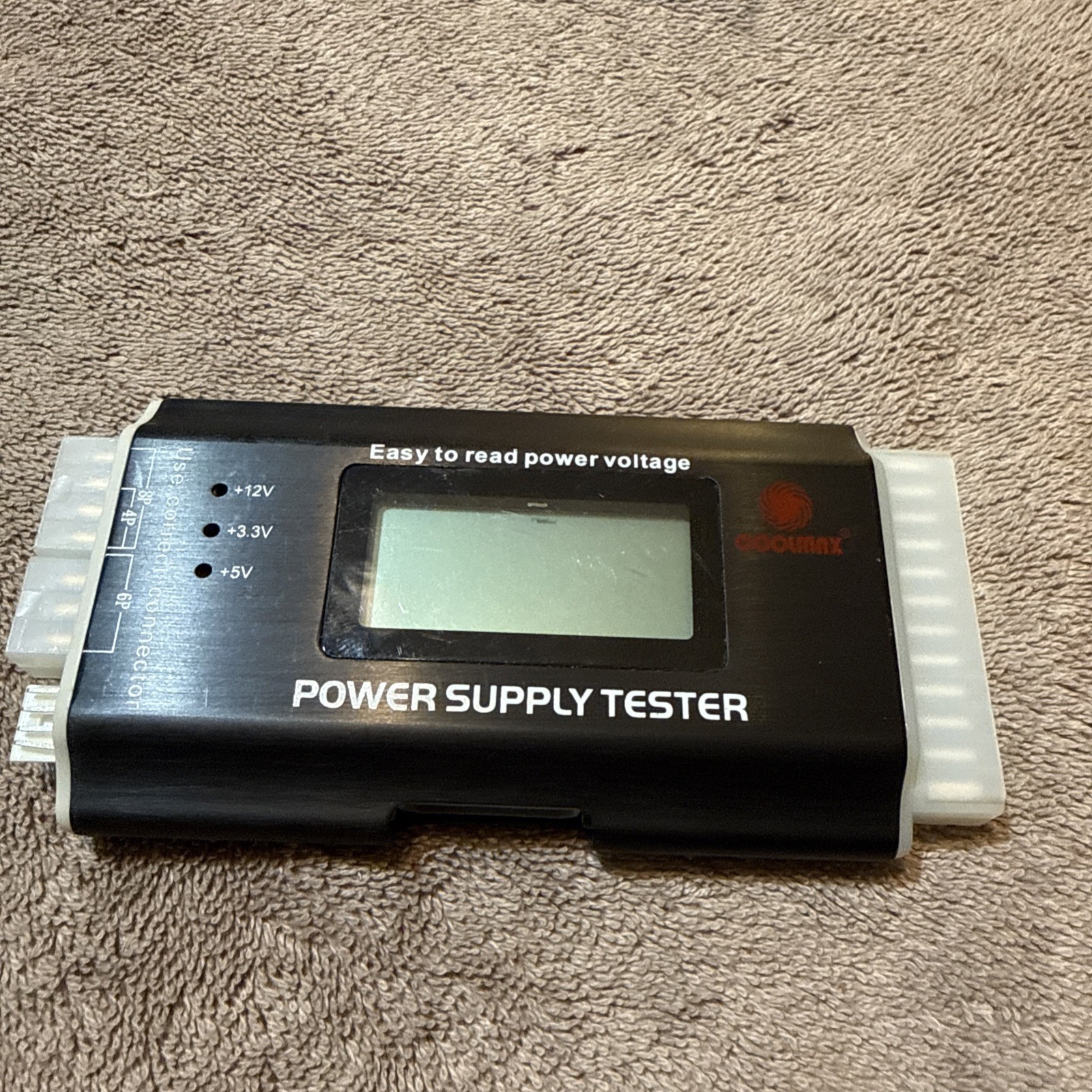 Coolmax LCD Power Supply Tester 24-Pin Model PS-224 - Power Voltage