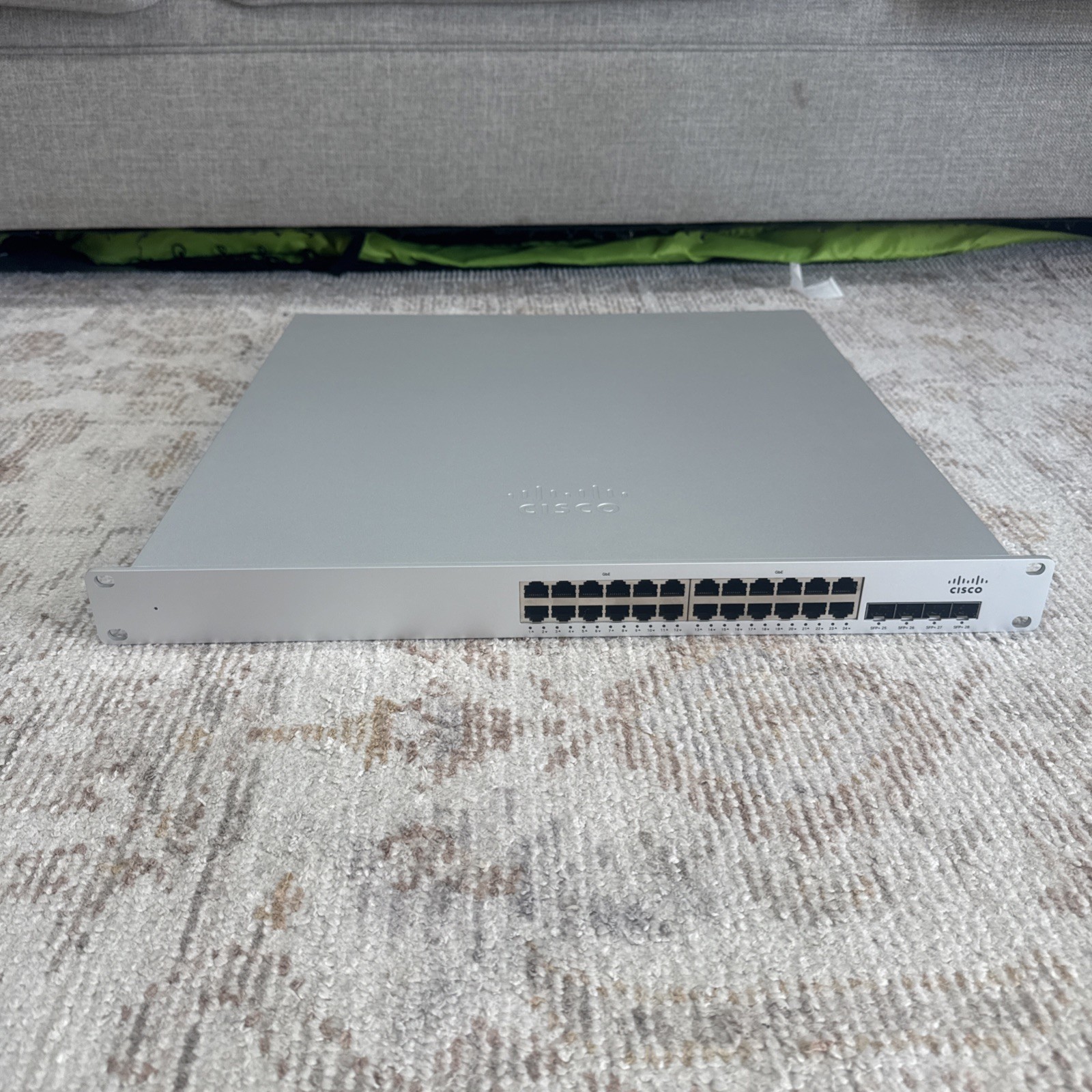UNCLAIMED Cisco Meraki MS350-24X-HW 24-Port Gigabit Switch w/ 1x 1025W PSU