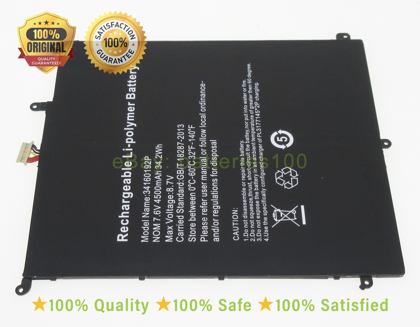 7.6V 34.2Wh TECLAST F7 PLUS 3 LincPlus P1 utl-3178180-2s CWI528 CWI547 battery