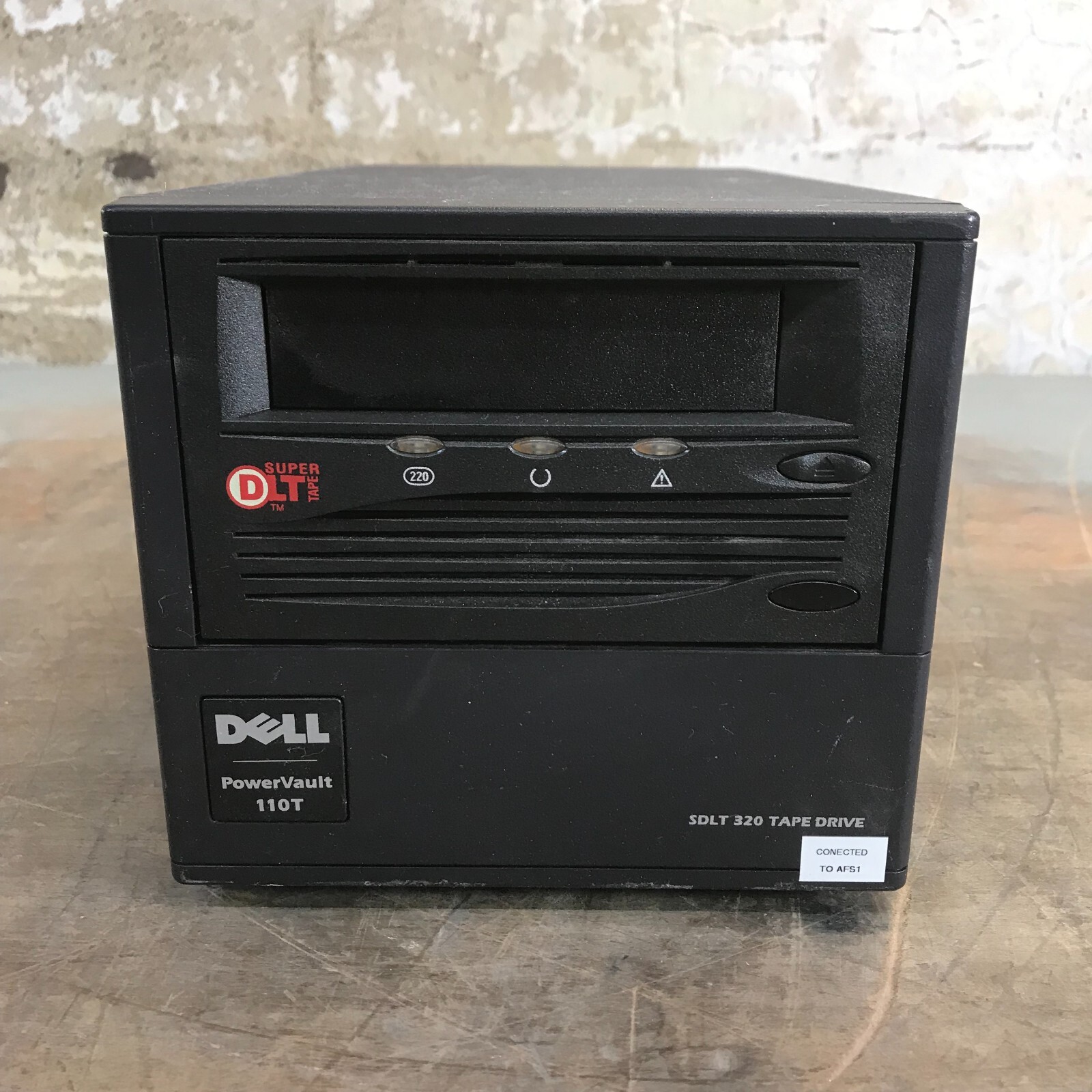 Dell PowerVault 110T DLT 7000 External Tape Drive SDLT 320 Tape Drive (WORKS)