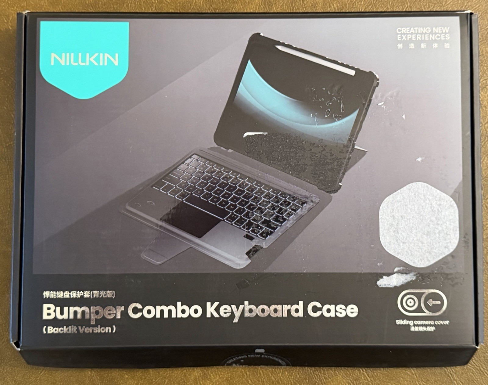 Nillkon Bumper Combo Keyboard Case For I-Pad Air 4th/5th Gen W/backlight