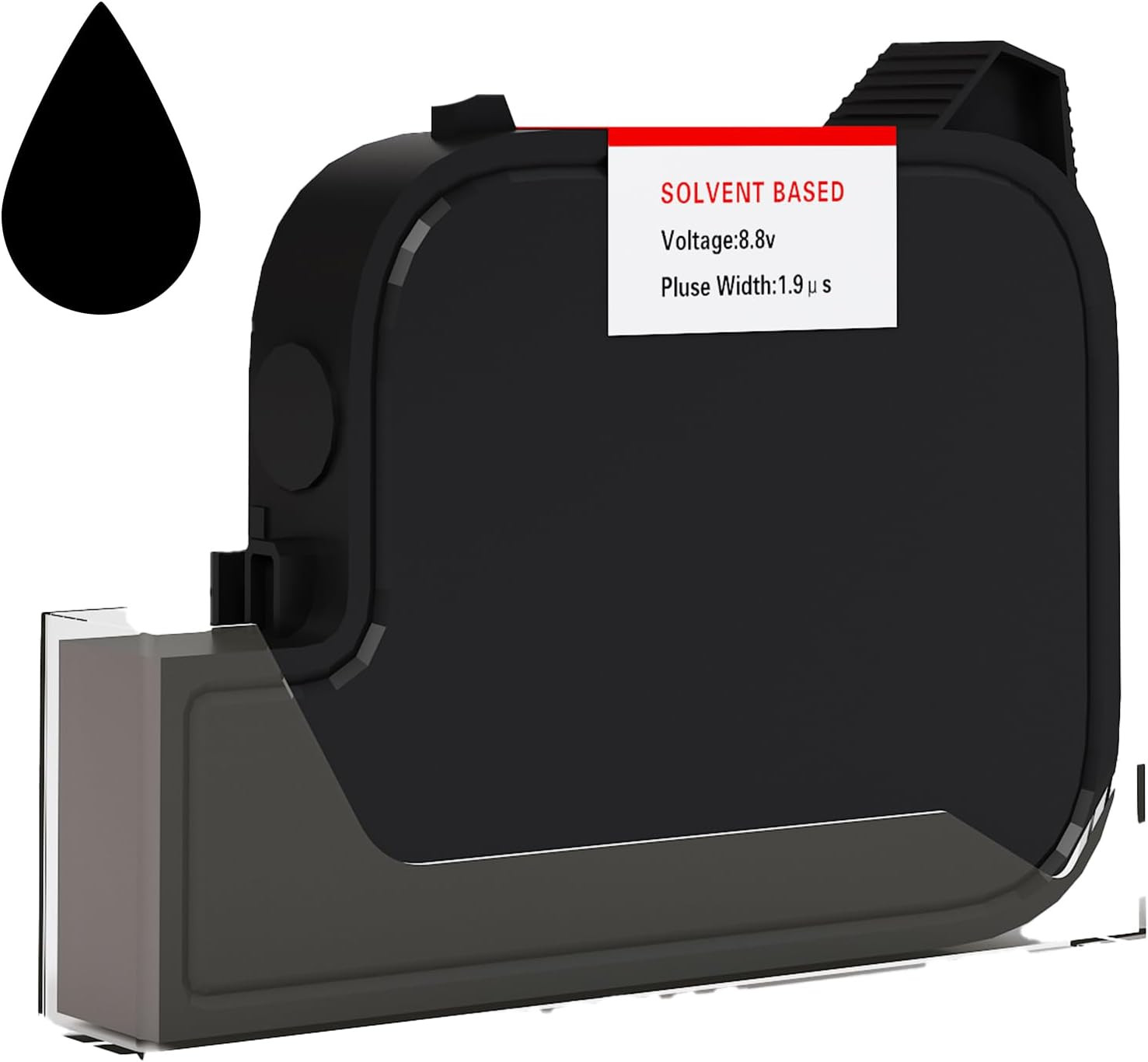 Original 42Ml Black Quick Dry Solvent Ink Cartridge Replacement for Desktop Inkj
