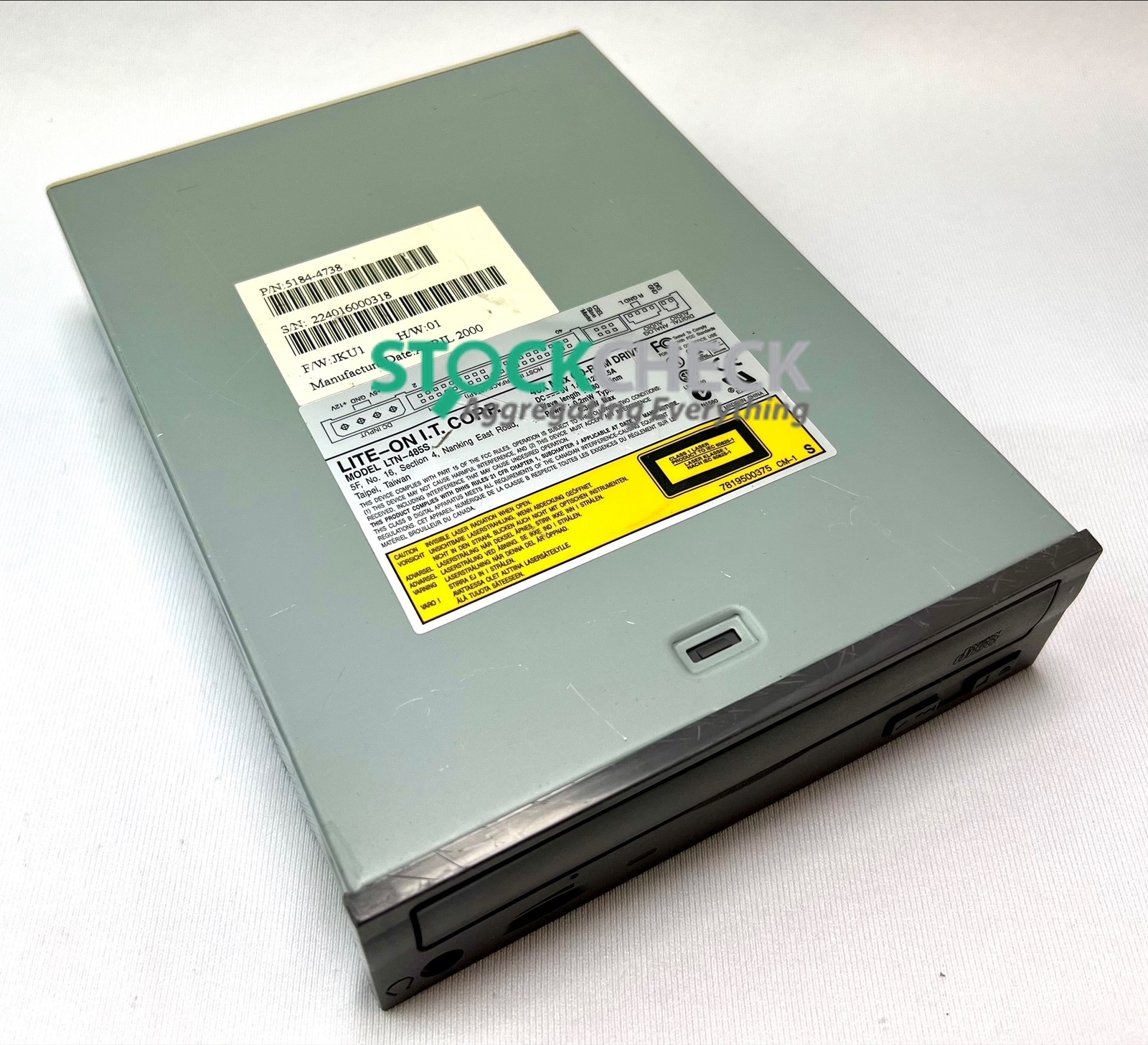LITE-ON 5184-4738 LTN-485S CD-ROM IDE Drive
